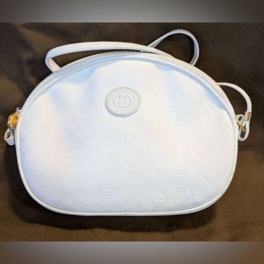 Authentic Vintage Gucci GG Mini Leather Shoulder Bag Rare